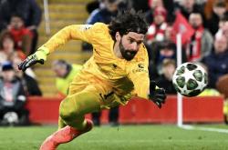 雷速体育电脑版官网下载-利物浦门将阿利松入选欧冠最佳阵容，表现稳定出色的简单介绍